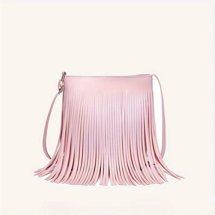 Boho Tassel Bucket Bag