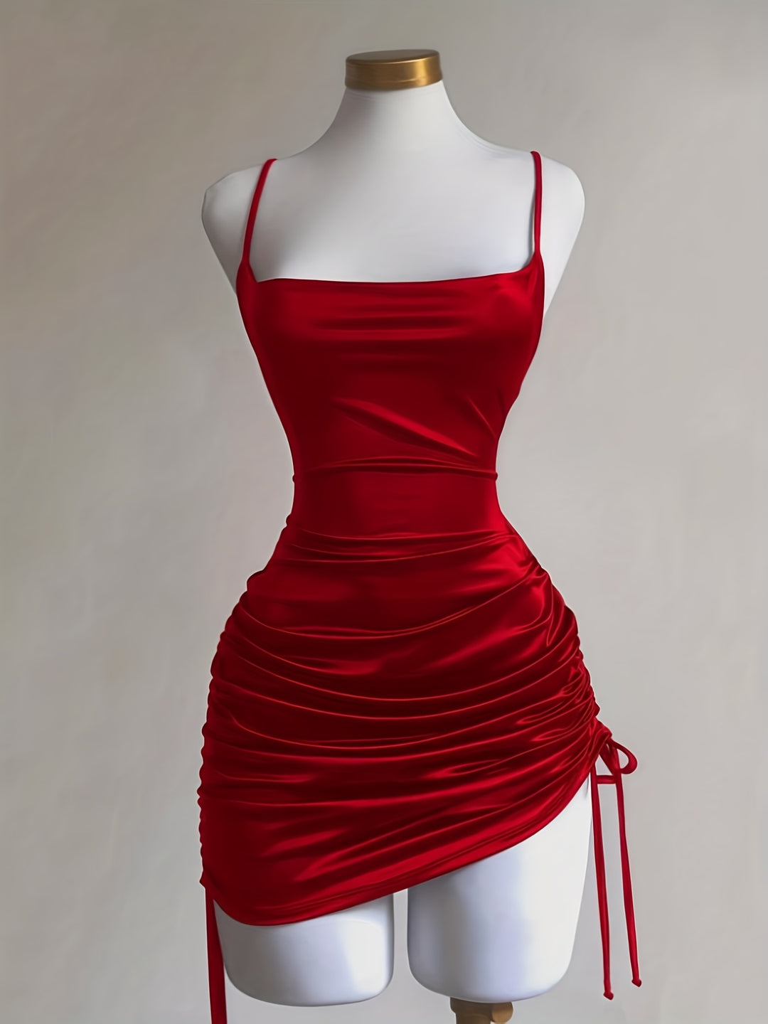 The Lace-Up Mini Dress