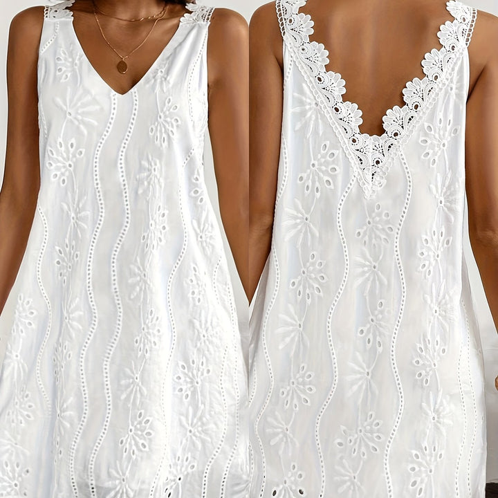 The Lace-Trim Peplum Top