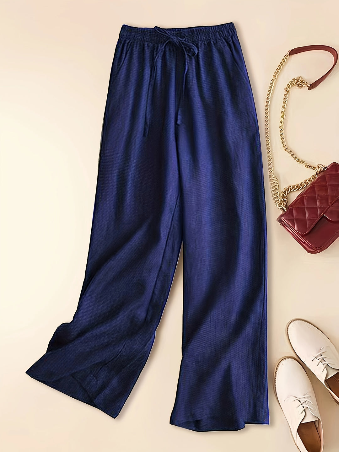 Riviera Wide-Leg Linen Pants — Everyday Capsule
