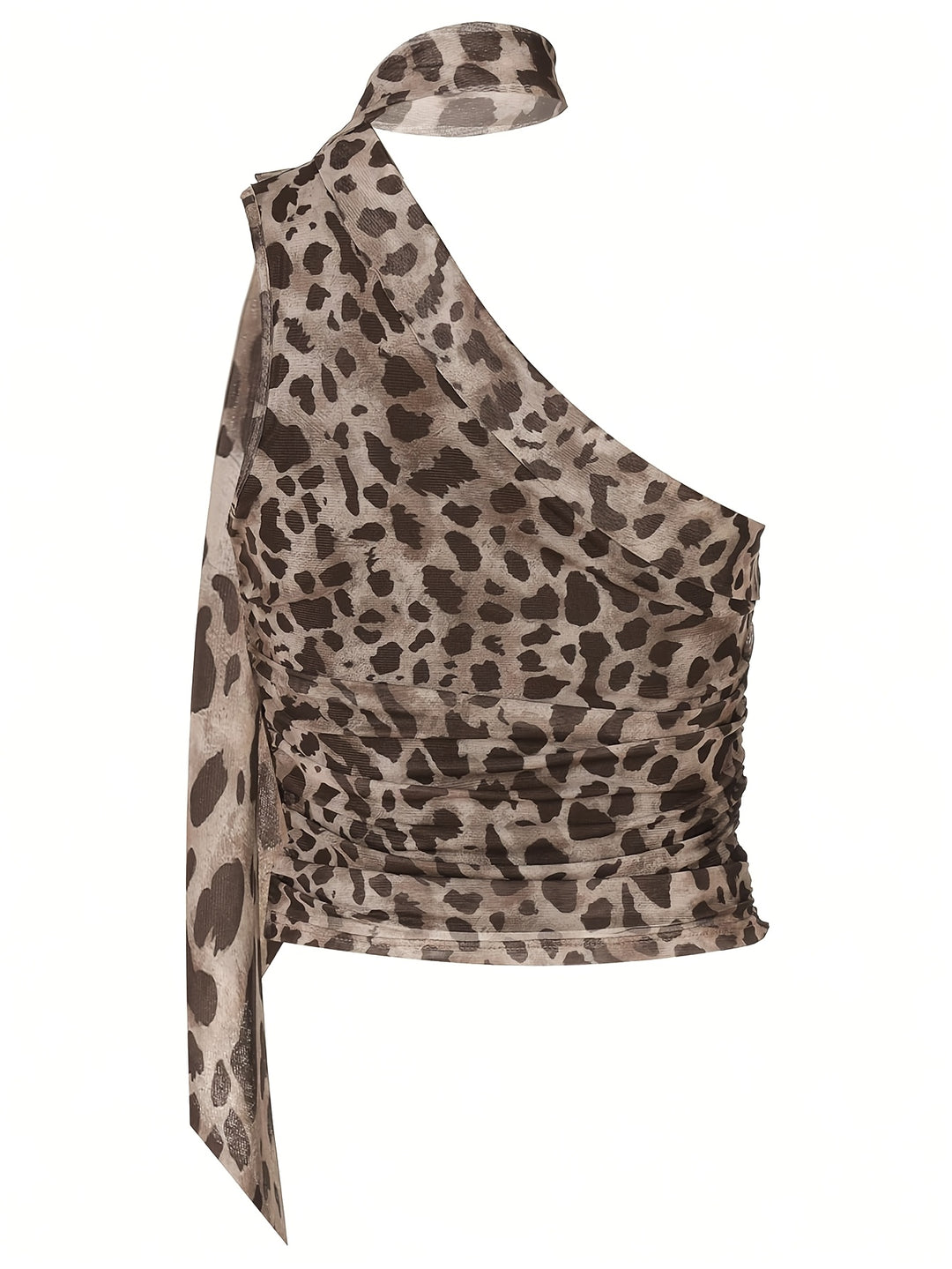 The Leopard Halter Top
