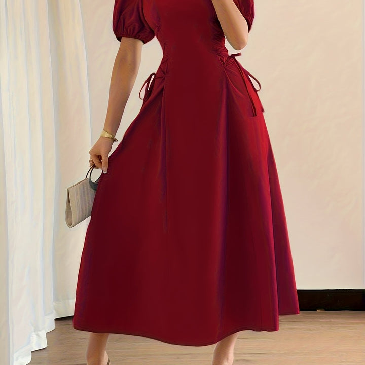 The Solina Drawstring Dress