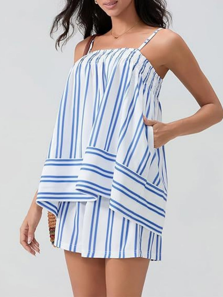 The Striped Sleeveless Summer Set