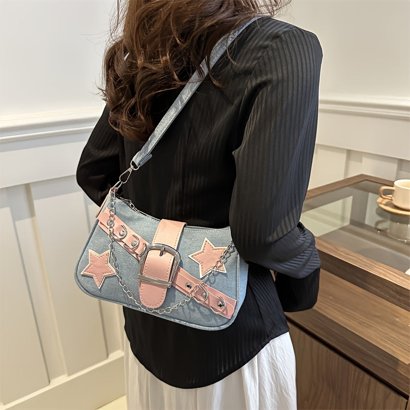 Stella Star Nylon Shoulder Bag – Sweet & Versatile