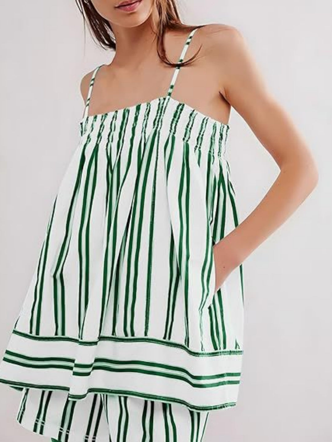 The Striped Sleeveless Summer Set