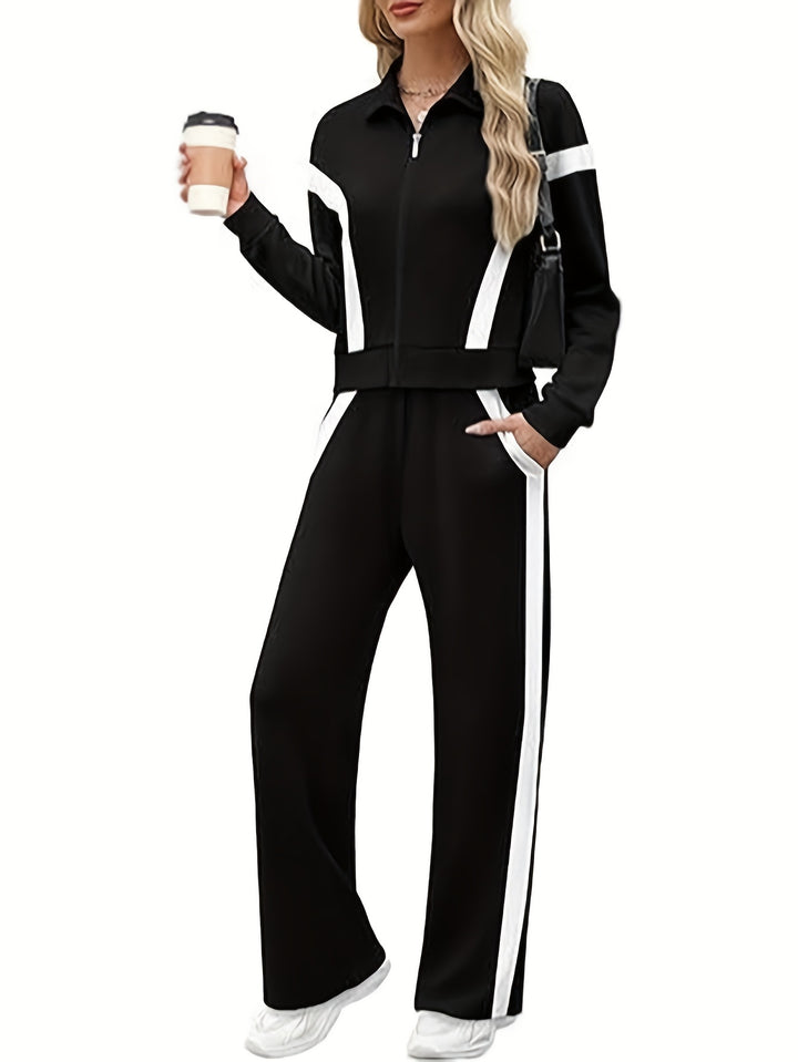 The Mara Stripe Lounge Set