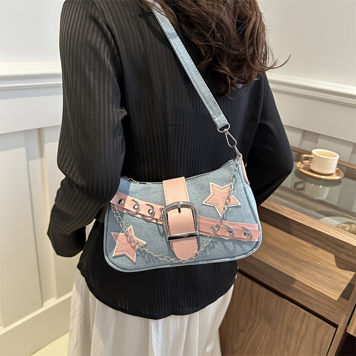 Stella Star Nylon Shoulder Bag – Sweet & Versatile