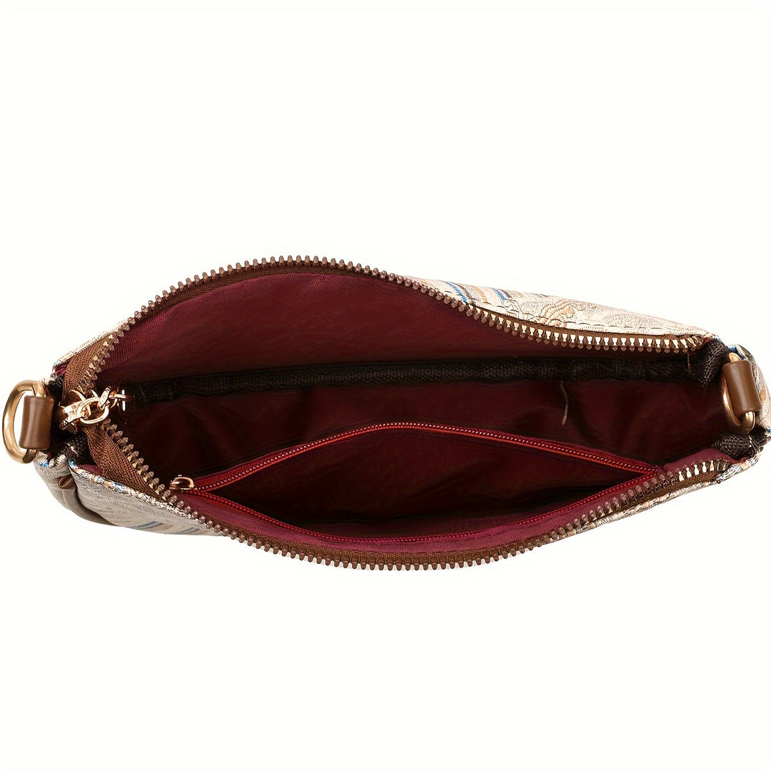 Luna Print Crossbody Bag — Lightweight Everyday Bag