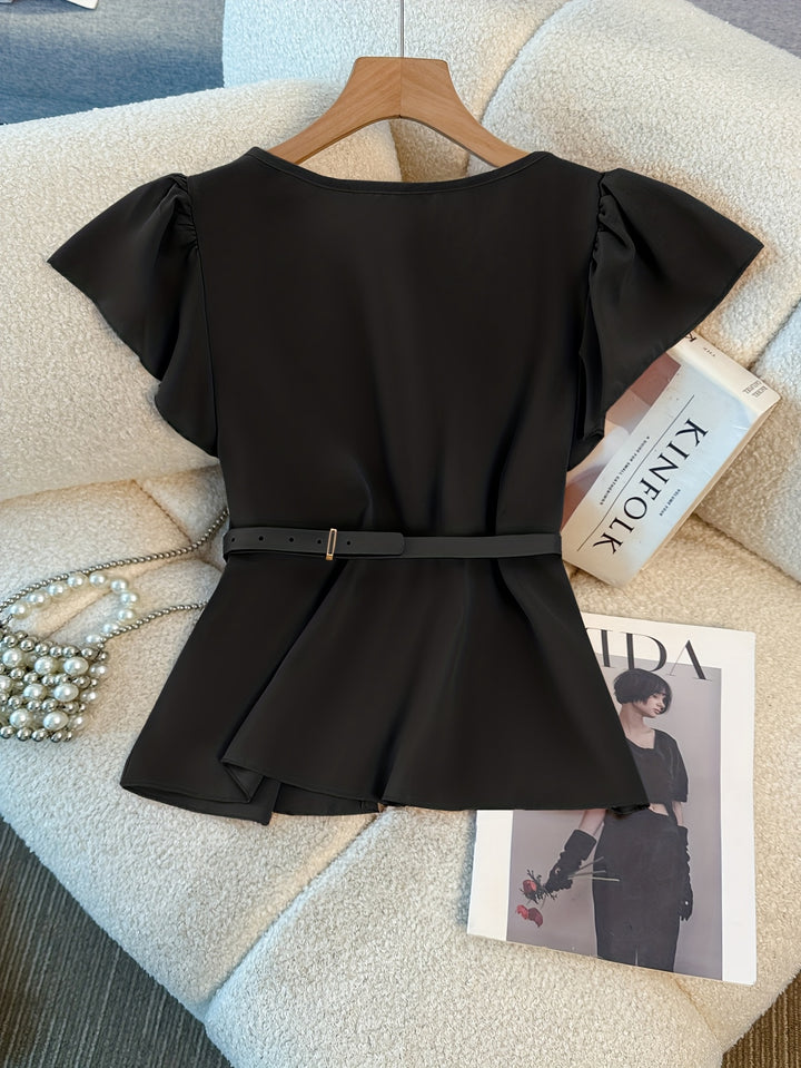The V-Neck Shirting Set