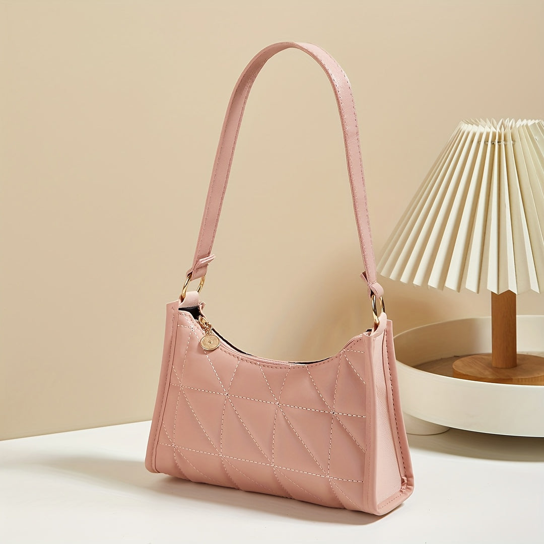 Embroidered Crescent Bag — Artisan Detail Shoulder Bag