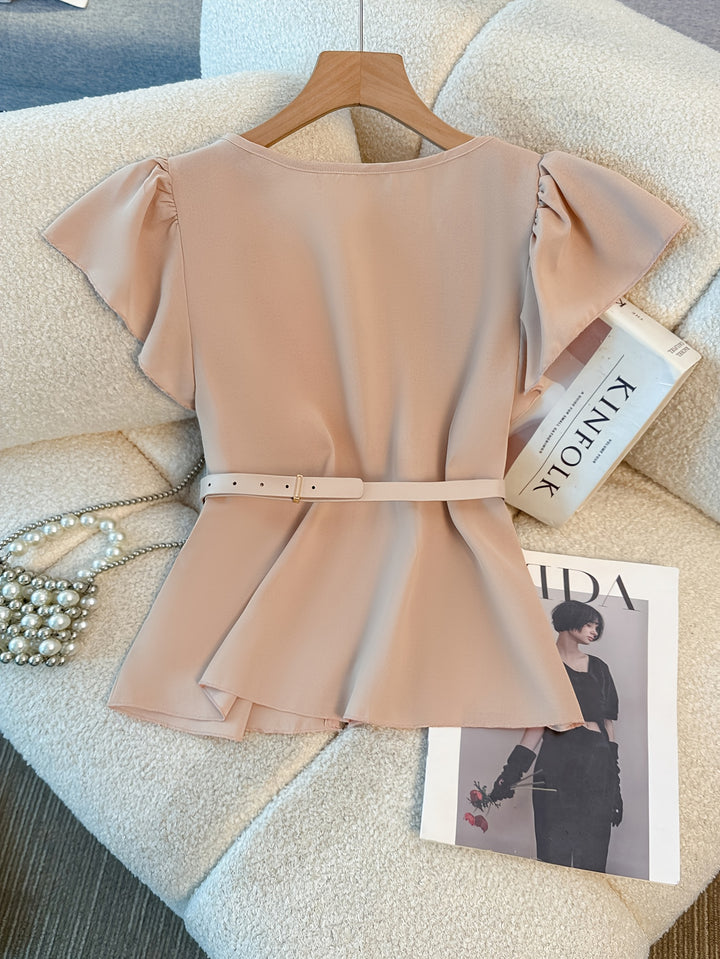 The V-Neck Shirting Set