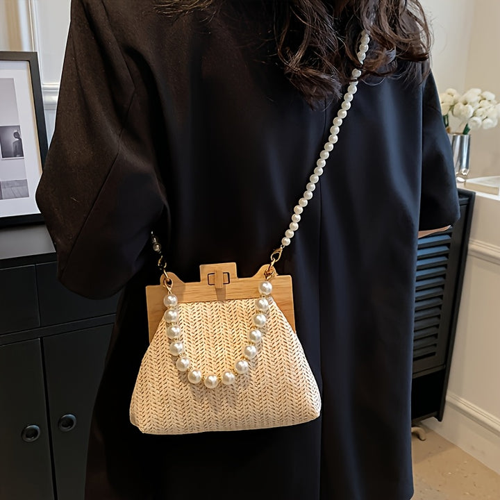 Classic Pearl Crossbody Bag