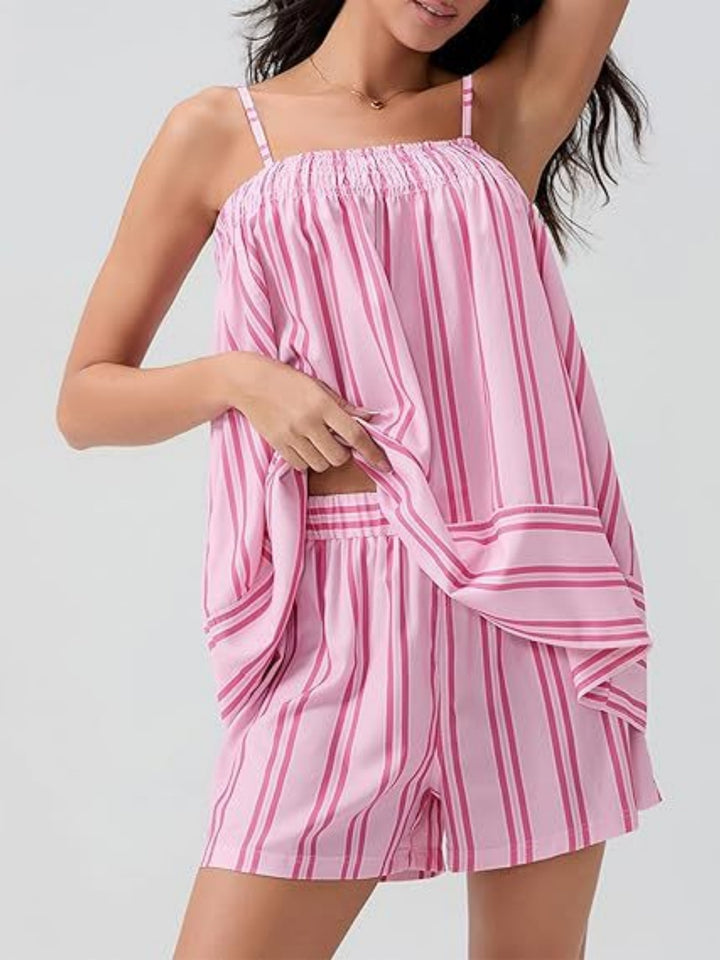 The Striped Sleeveless Summer Set