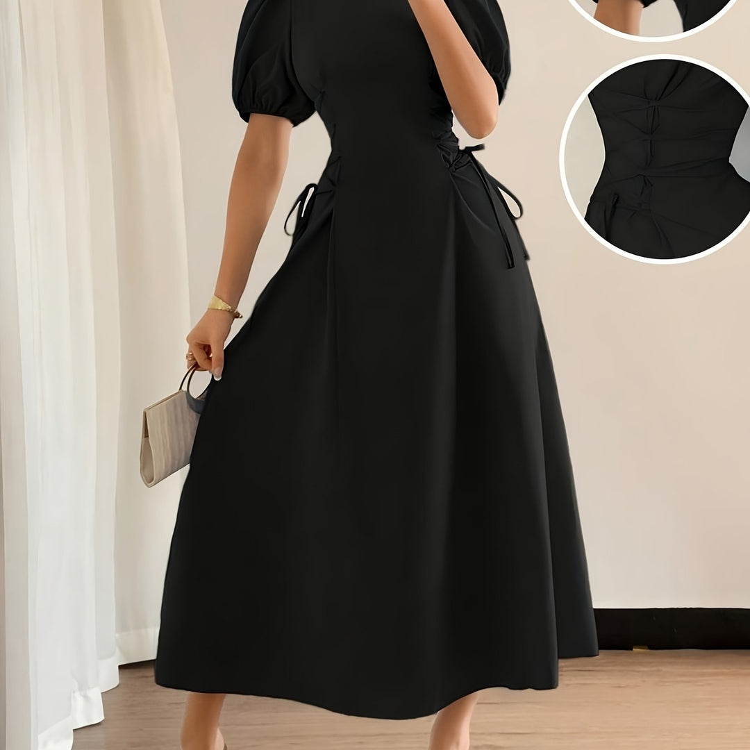 The Solina Drawstring Dress