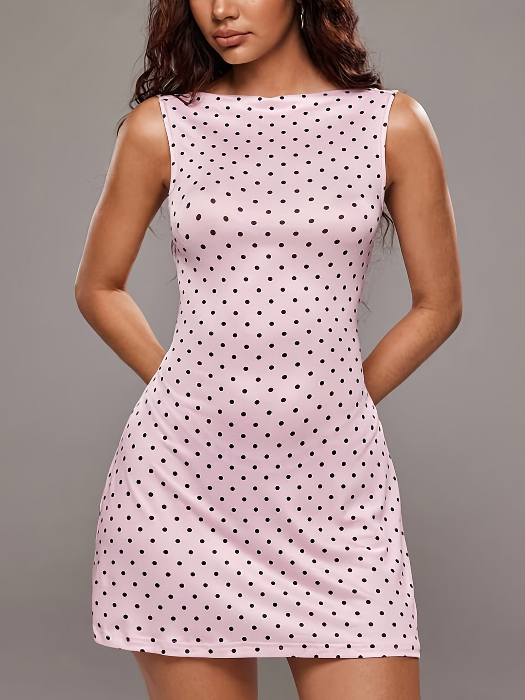 The Backless Polka Dot Top