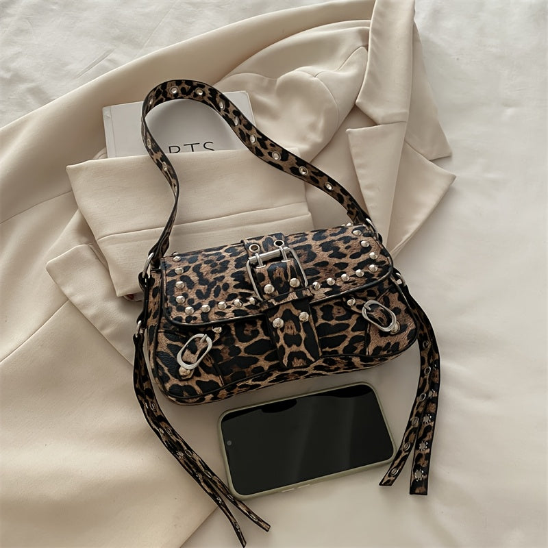 Raven Punk Motorcycle Shoulder Bag – Stylish & Versatile