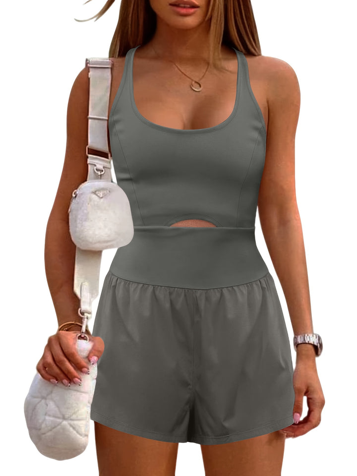 The Cross-Back Cutout Jumpsuit