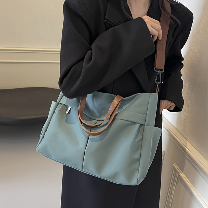 The Vera Tote — Casual Everyday Bag with Pouch