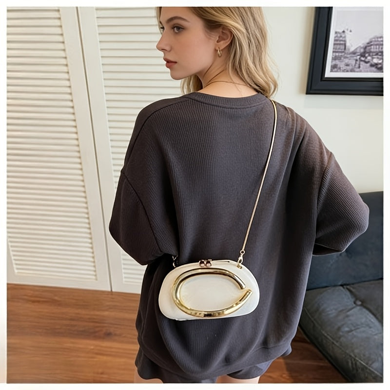 Selena Vintage Chain Bag – Elegant & Versatile Shoulder Clutch
