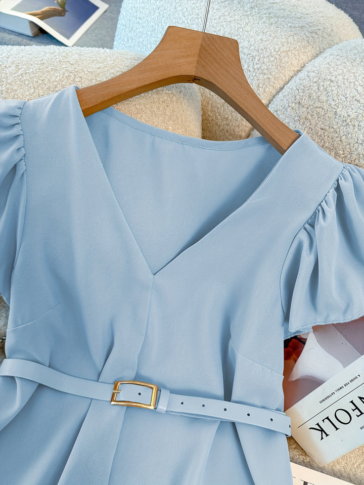 The V-Neck Shirting Set