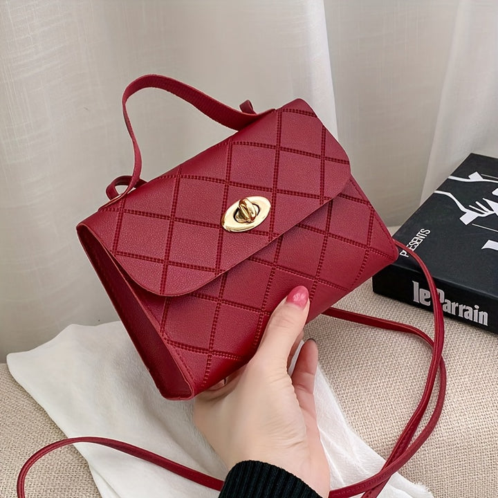 Twist Lock Crossbody Bag
