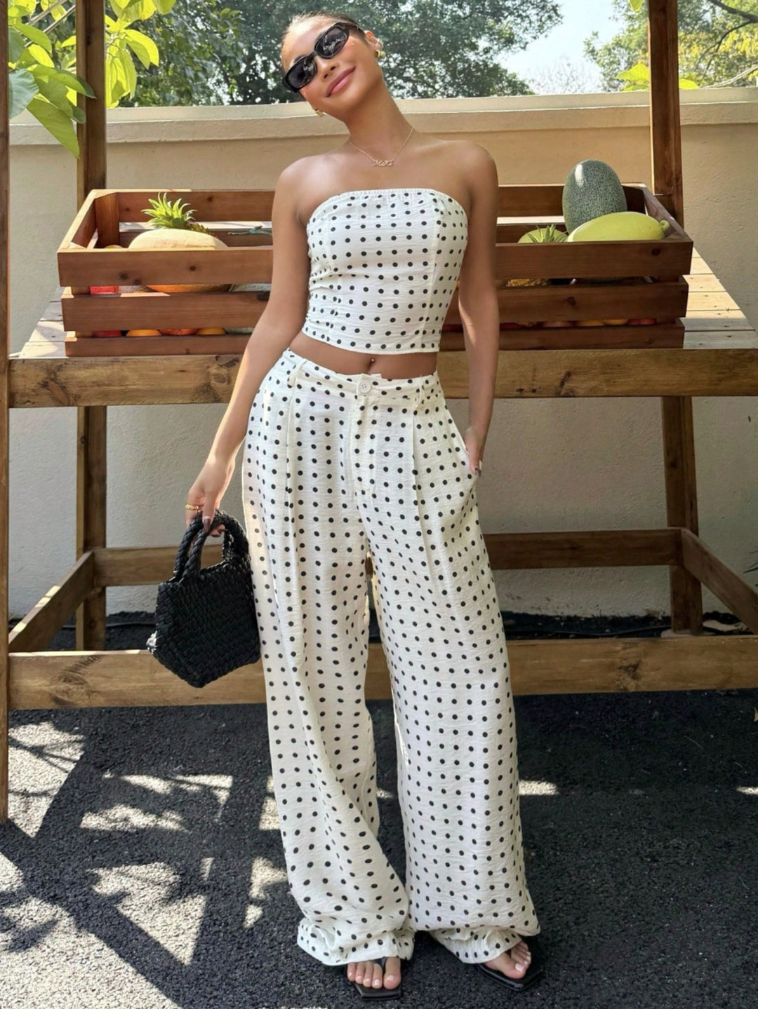 The Polka Dot Tube Top
