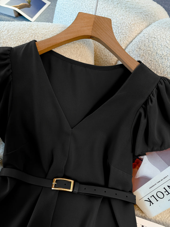 The V-Neck Shirting Set