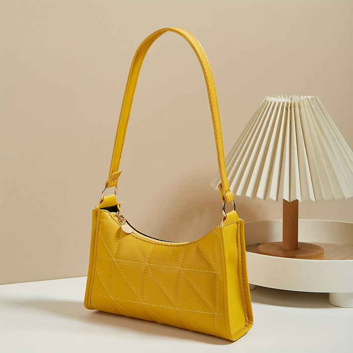 Embroidered Crescent Bag — Artisan Detail Shoulder Bag