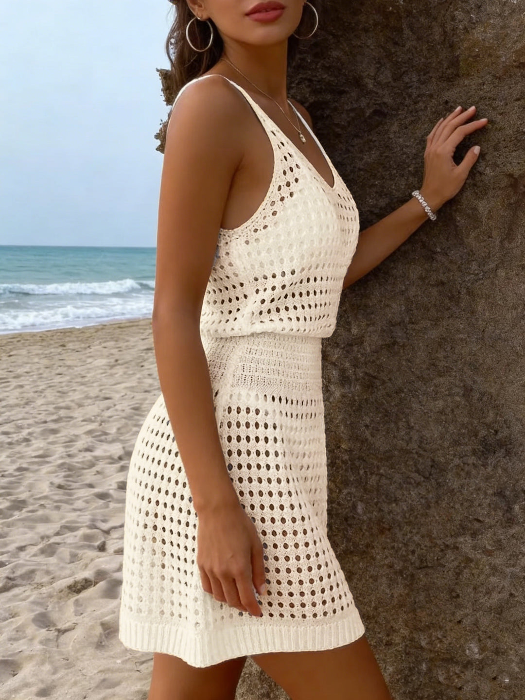 The Hollow Swimsuit Cover-Up Shirt