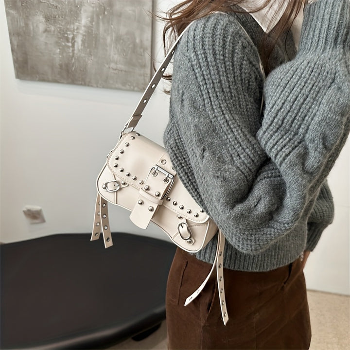 Raven Punk Motorcycle Shoulder Bag – Stylish & Versatile