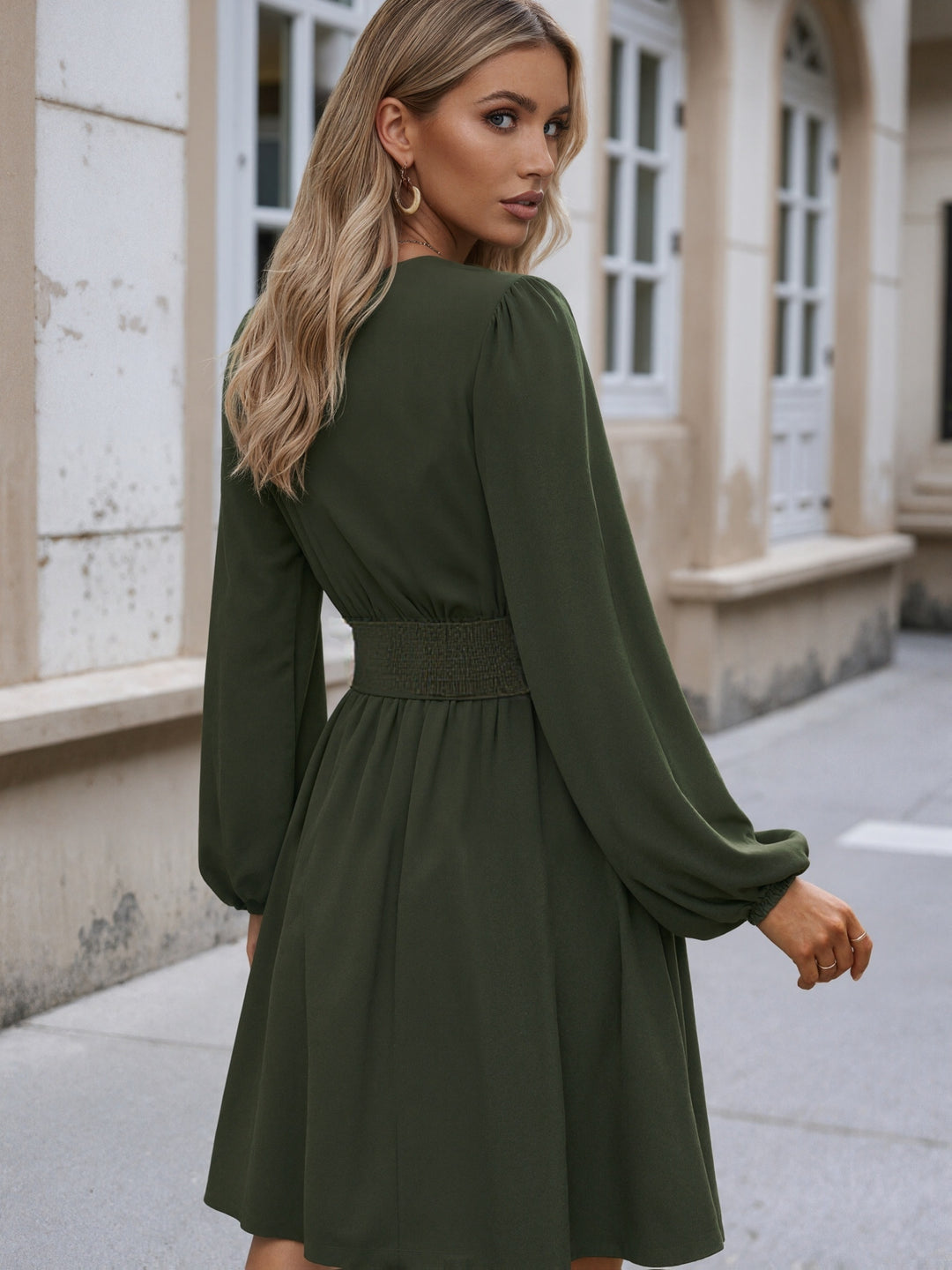 The Smocked Lantern Dress