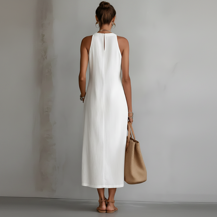 Linen Midi Dress