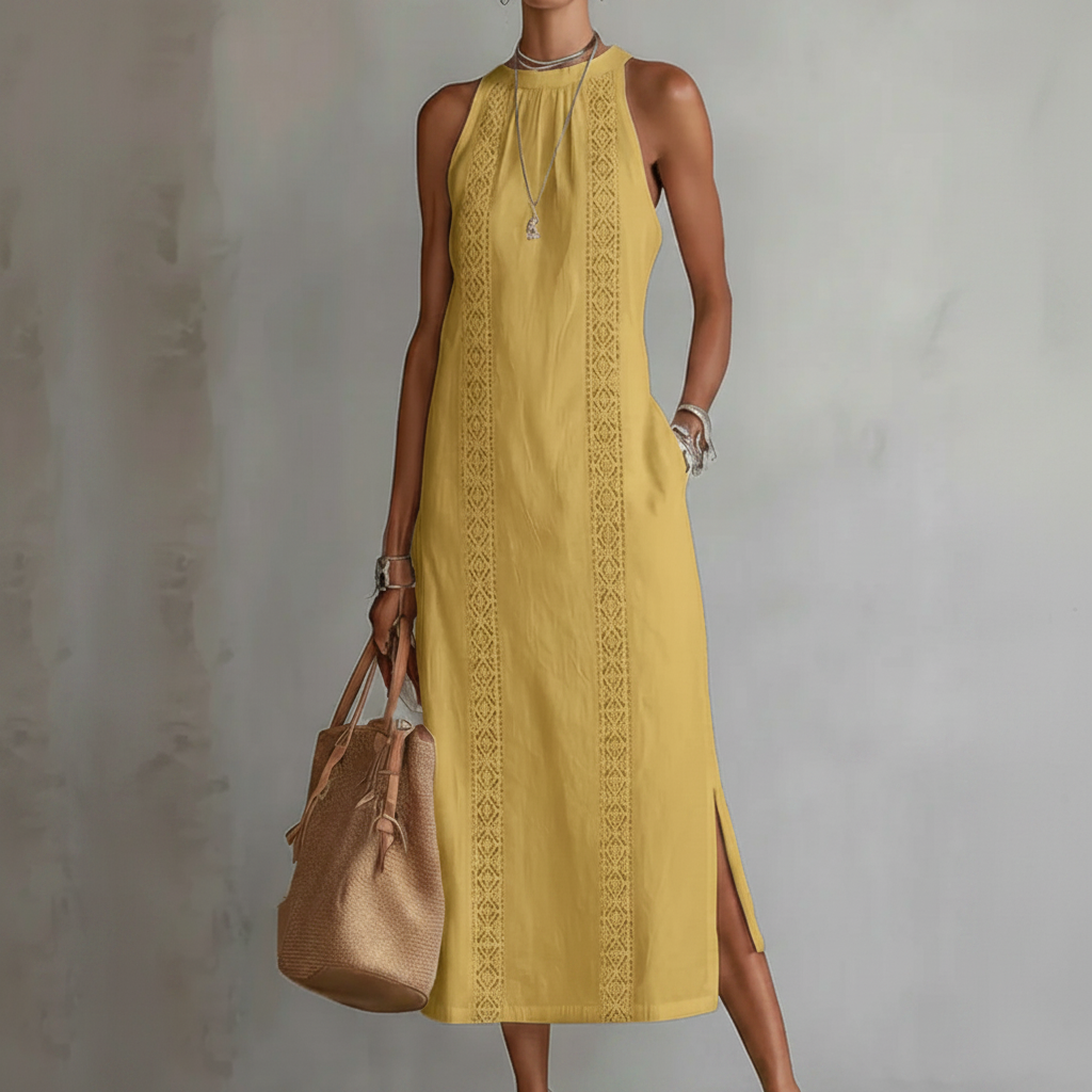 Linen Midi Dress